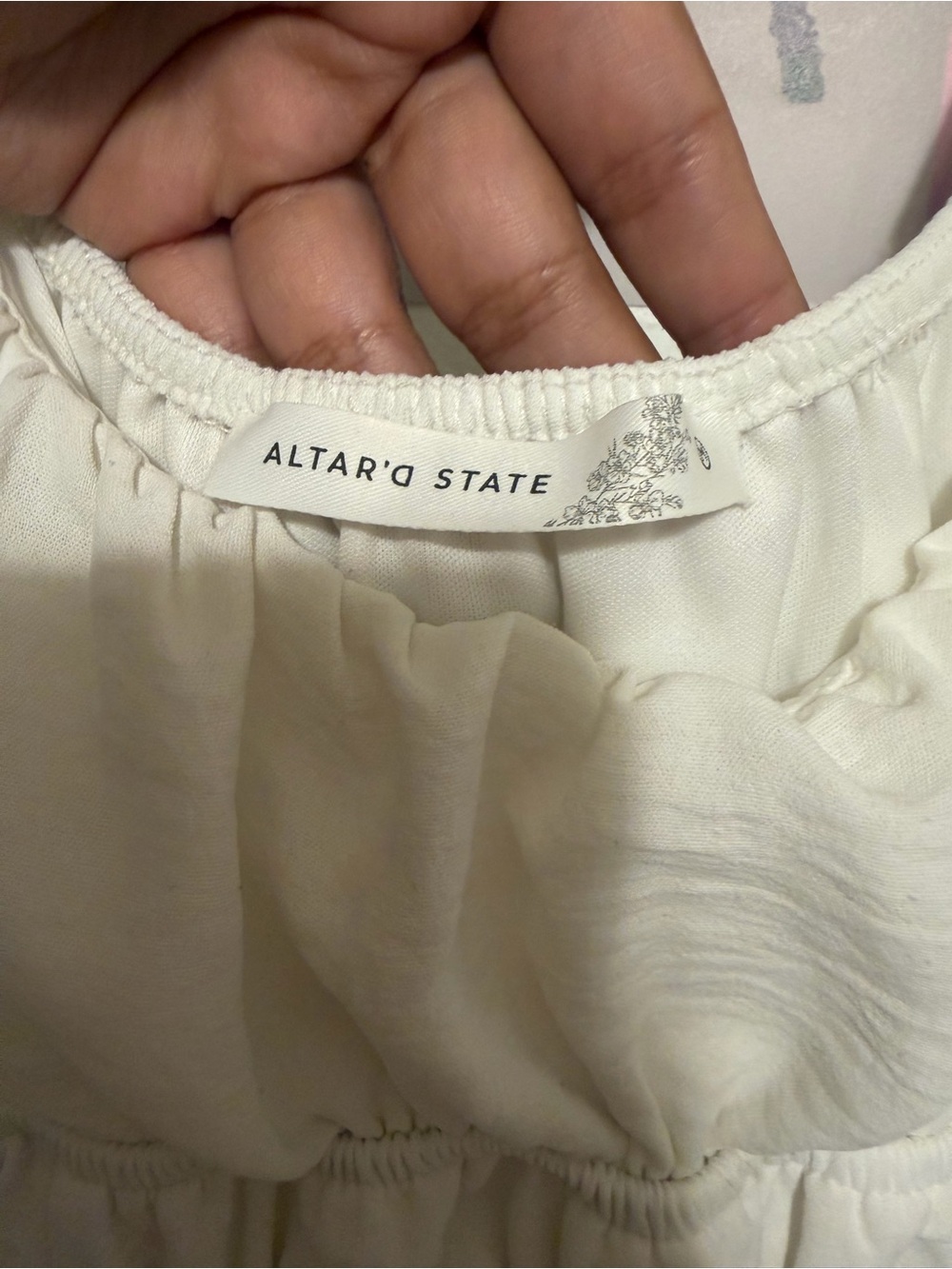 Altar'd State Ivory dress size M